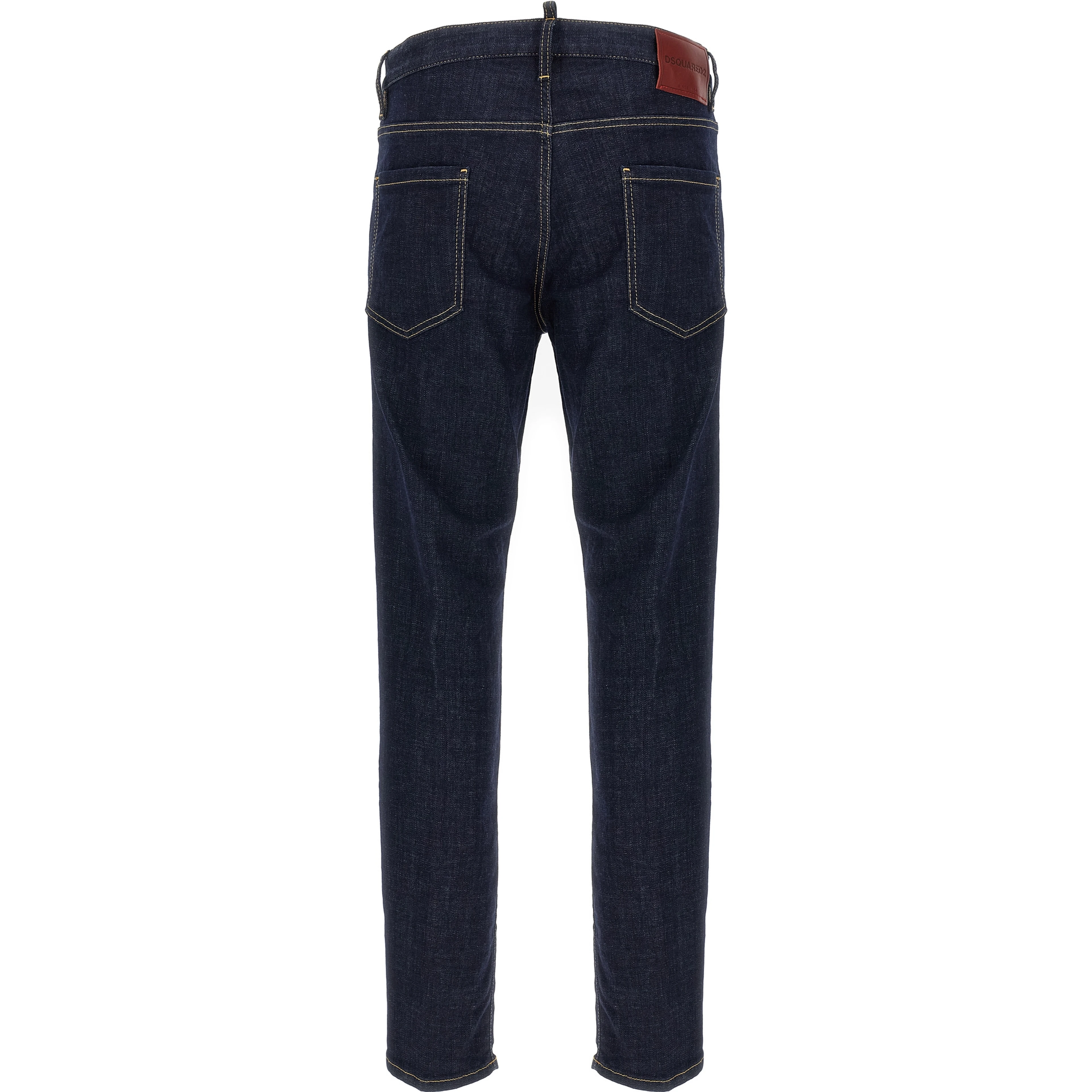 Blue Cotton Slim Fit Jeans