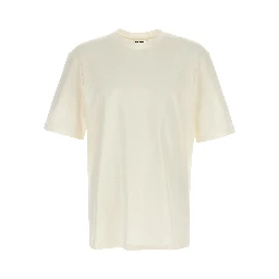 White Cotton Long Sleeve T-Shirt