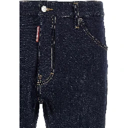 Blue Cotton Slim Fit Jeans