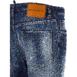 Blue Cotton Relaxed Fit Jeans