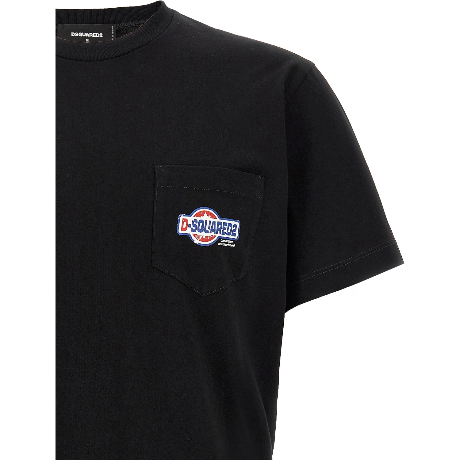 Black Cotton T-Shirt