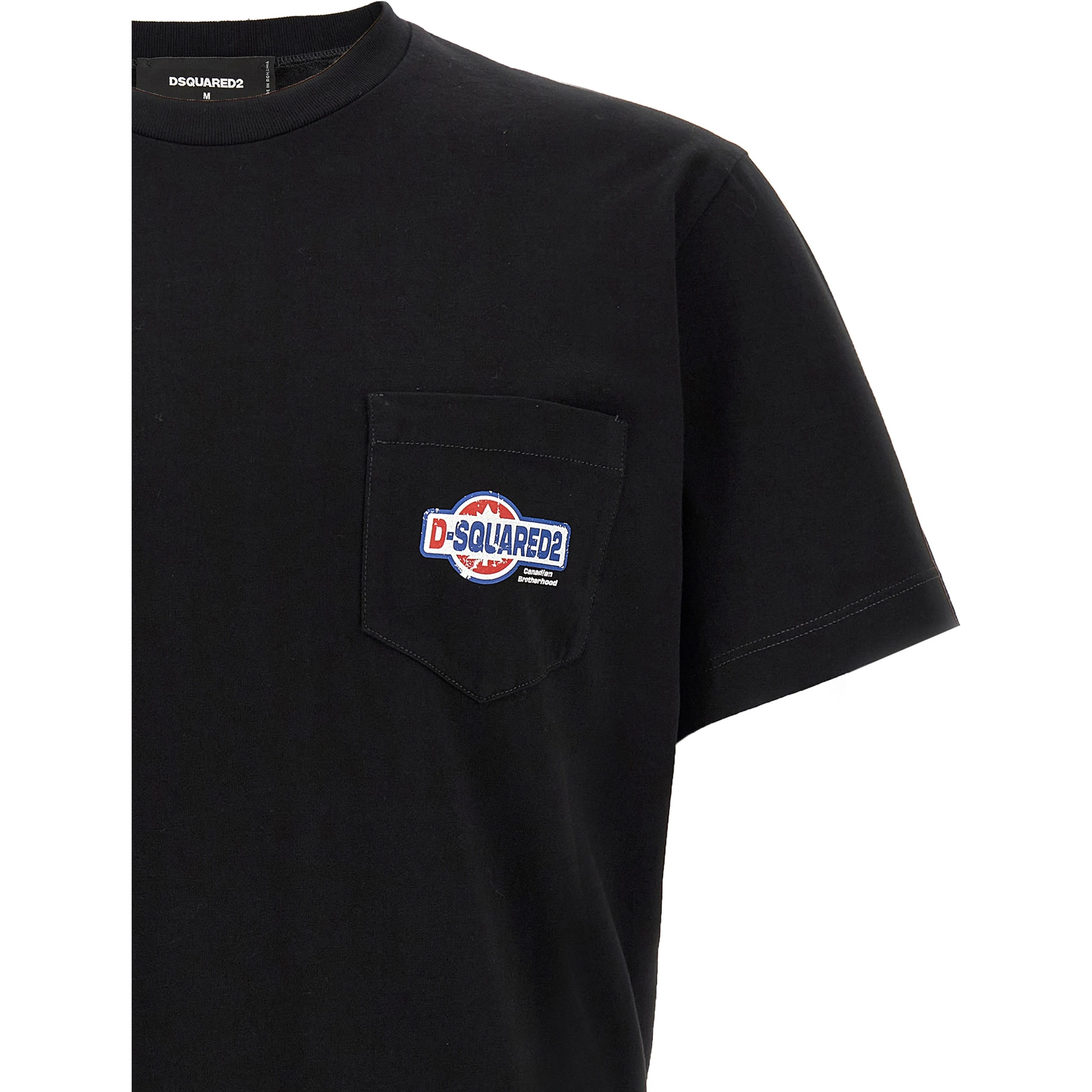 Black Cotton T-Shirt