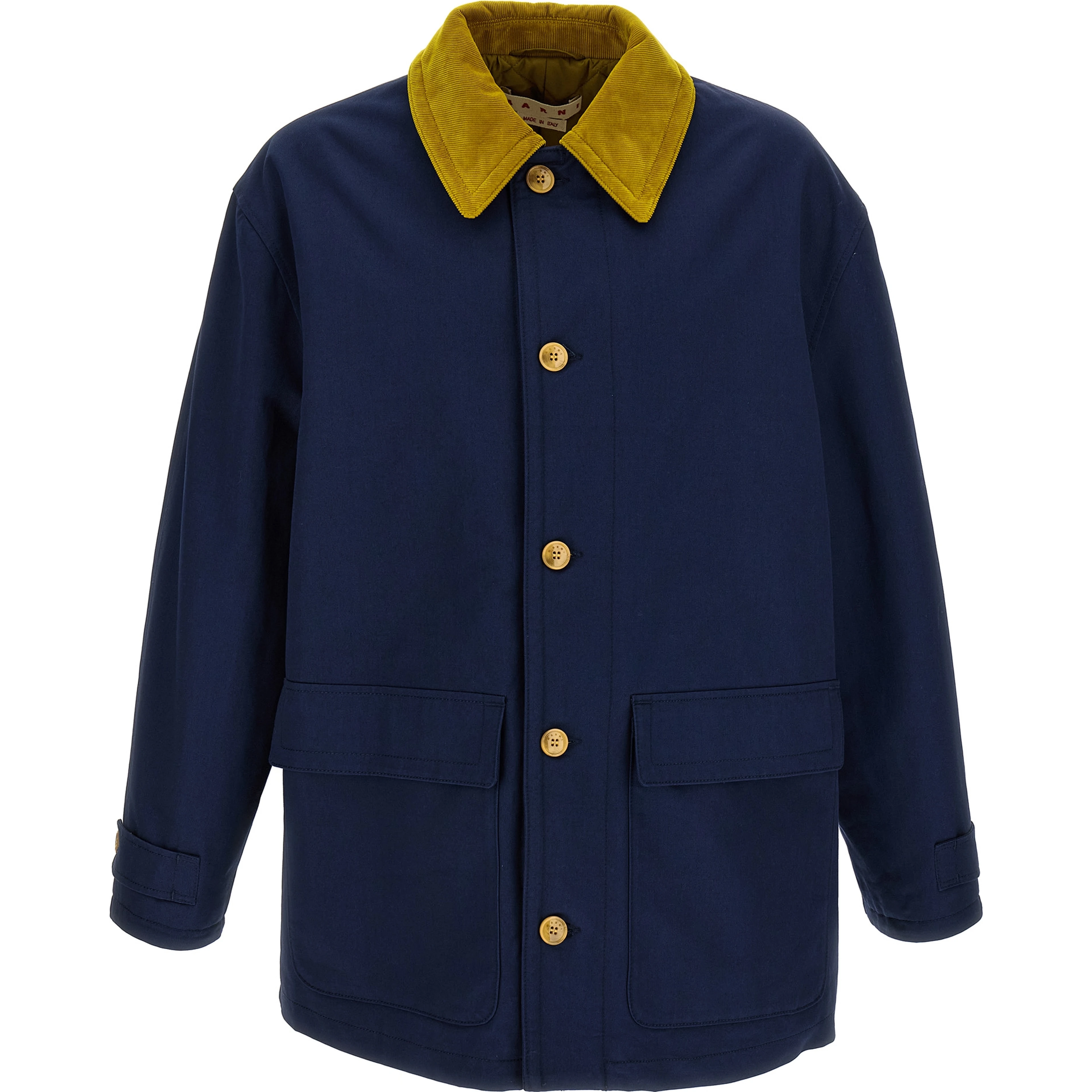 Blue Cotton Parka