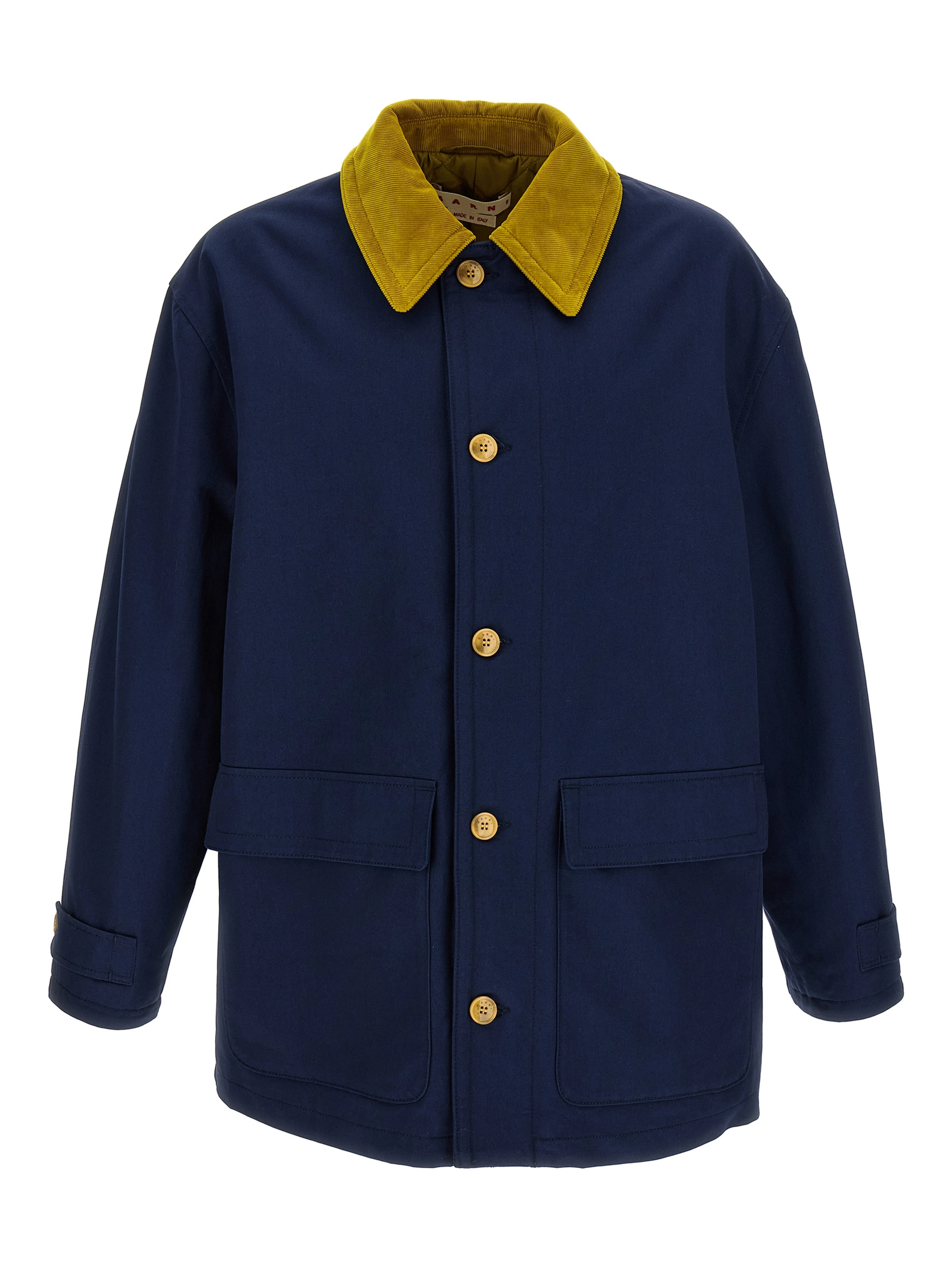 Blue Cotton Parka