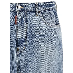 Blue Cotton Relaxed Fit Jeans