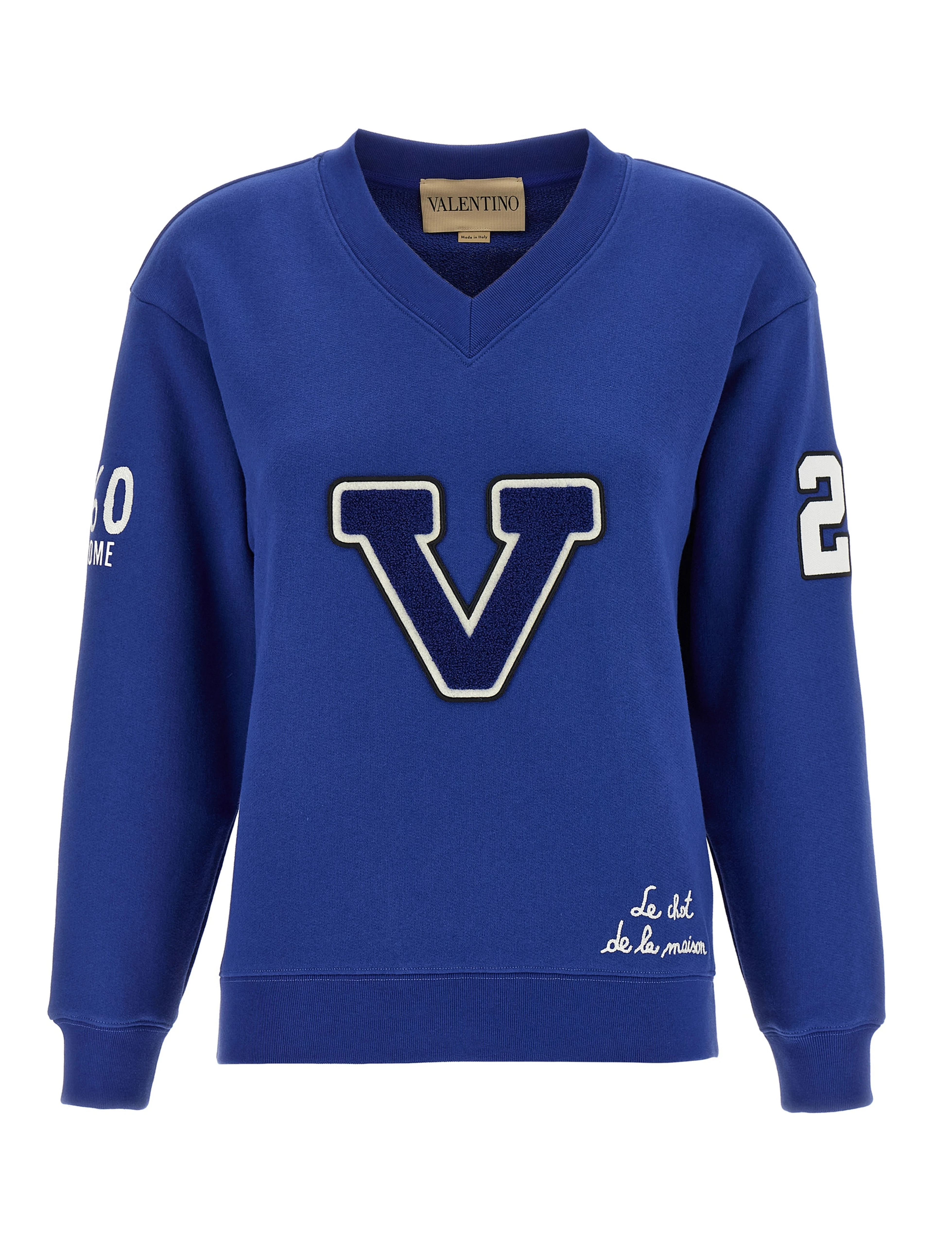 Blue Cotton Sweatshirt