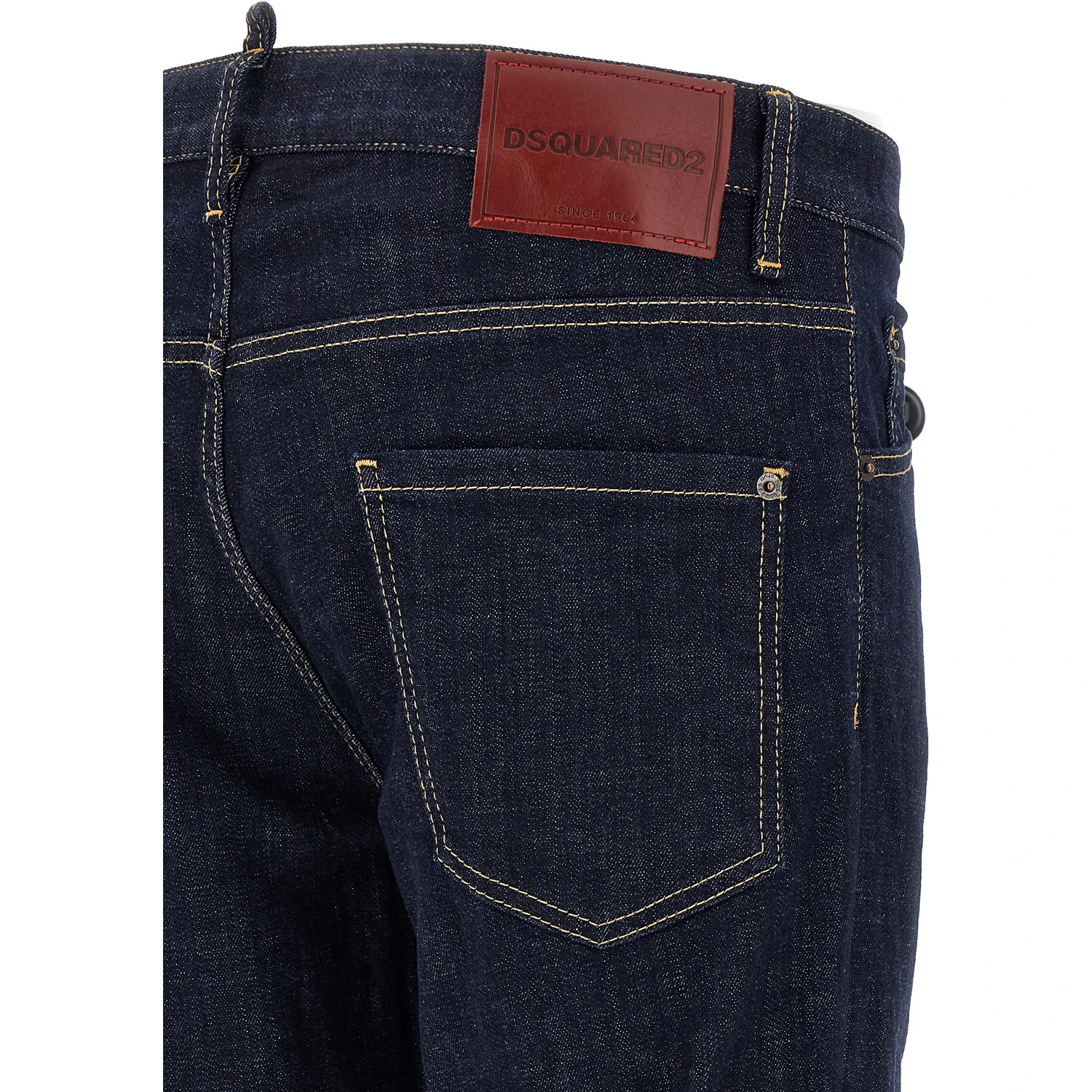 Blue Cotton Slim Fit Jeans