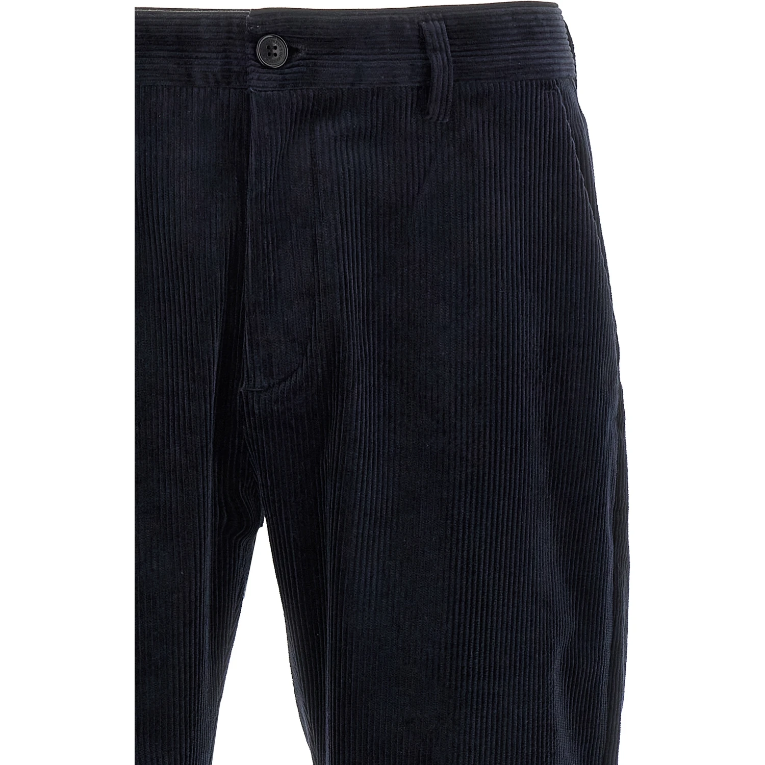 Blue Cotton Chino Pants
