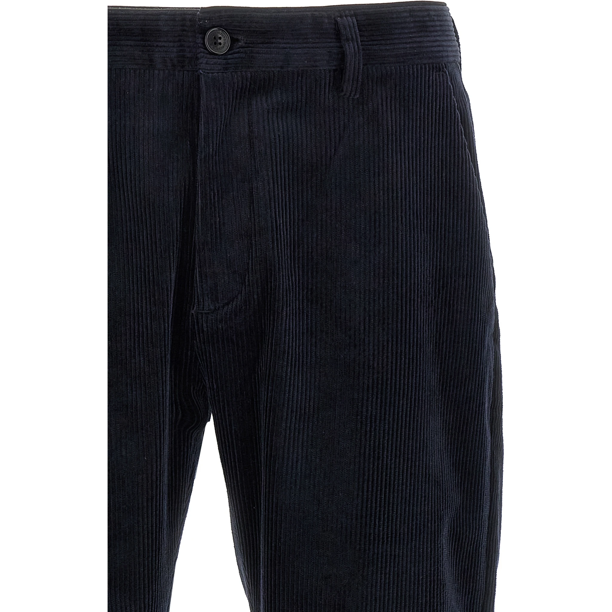 Blue Cotton Chino Pants