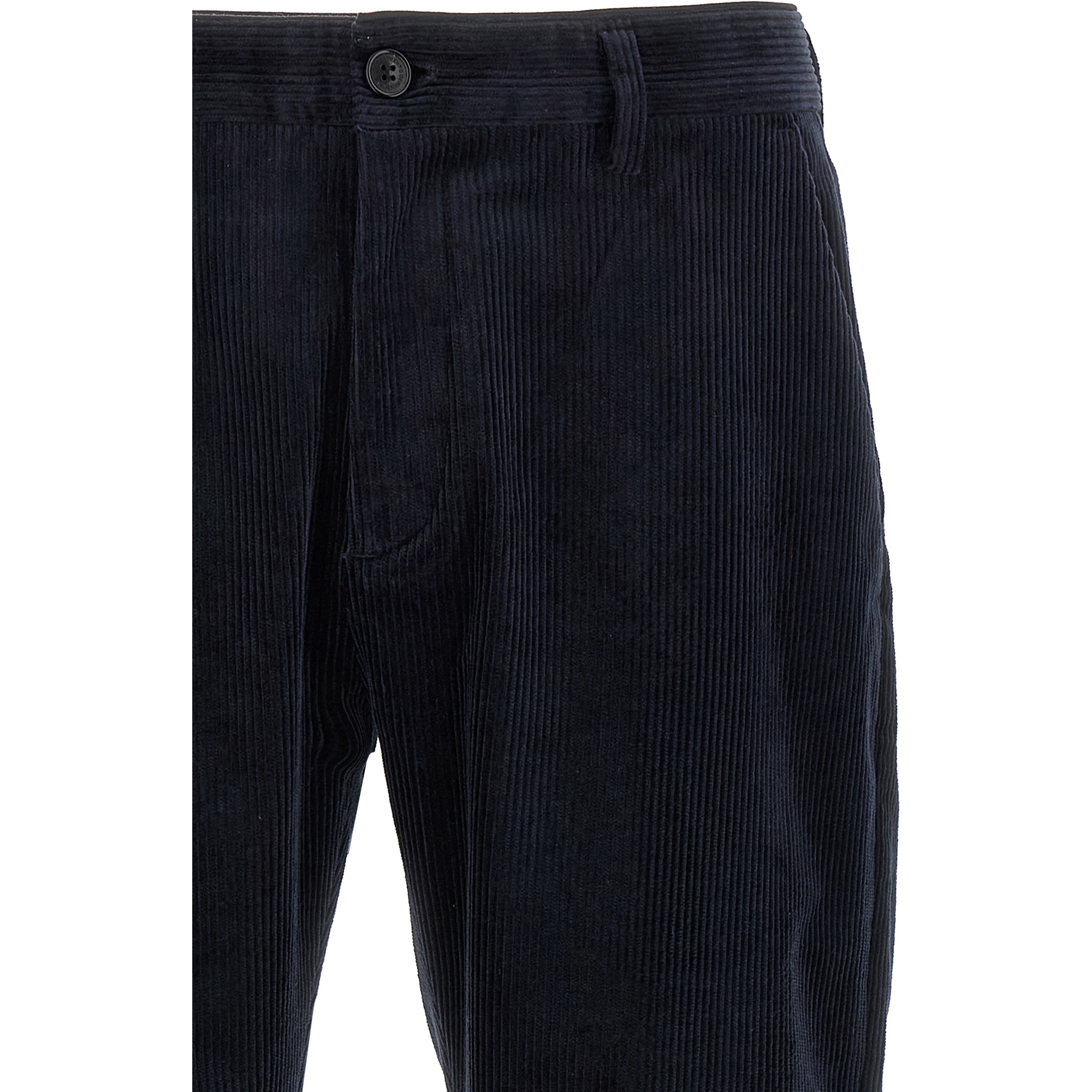 Blue Cotton Chino Pants
