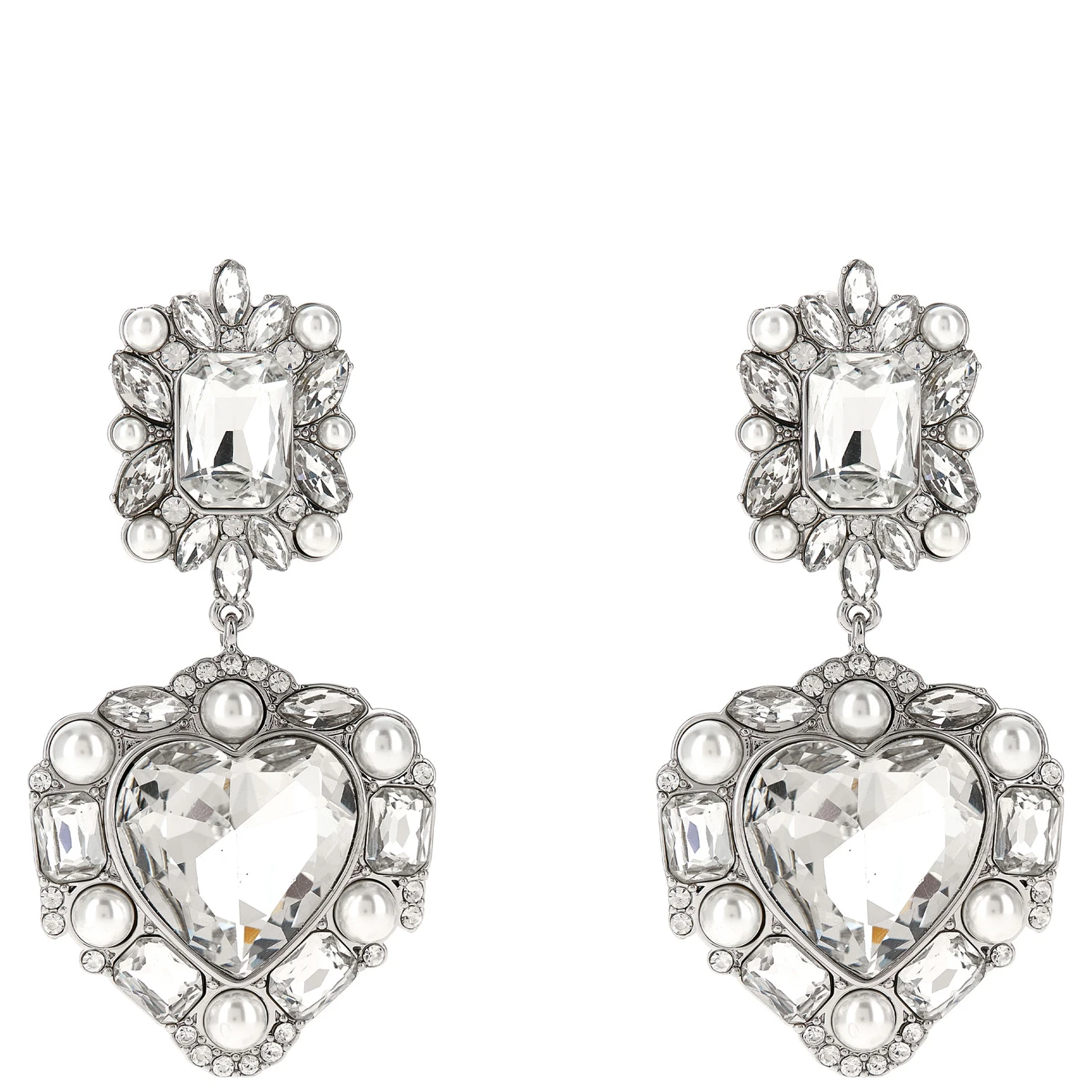 Silver Cotton Earrings