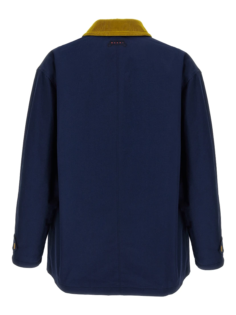 Blue Cotton Parka
