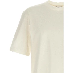 White Cotton Long Sleeve T-Shirt