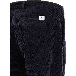 Blue Cotton Chino Pants