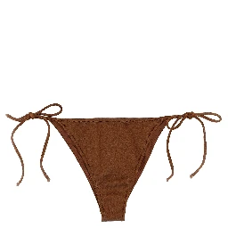 Brown Polyester Bikini