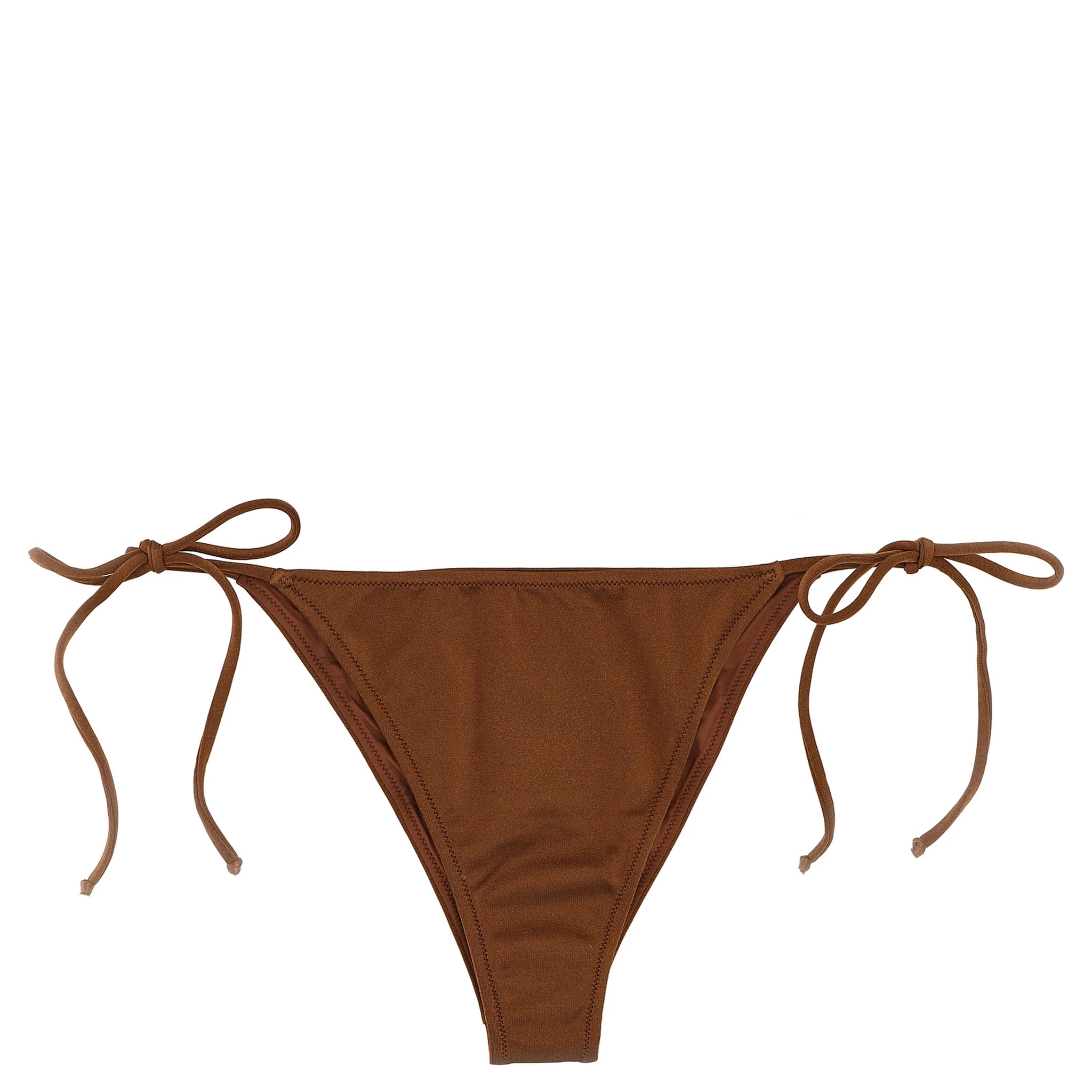 Brown Polyester Bikini