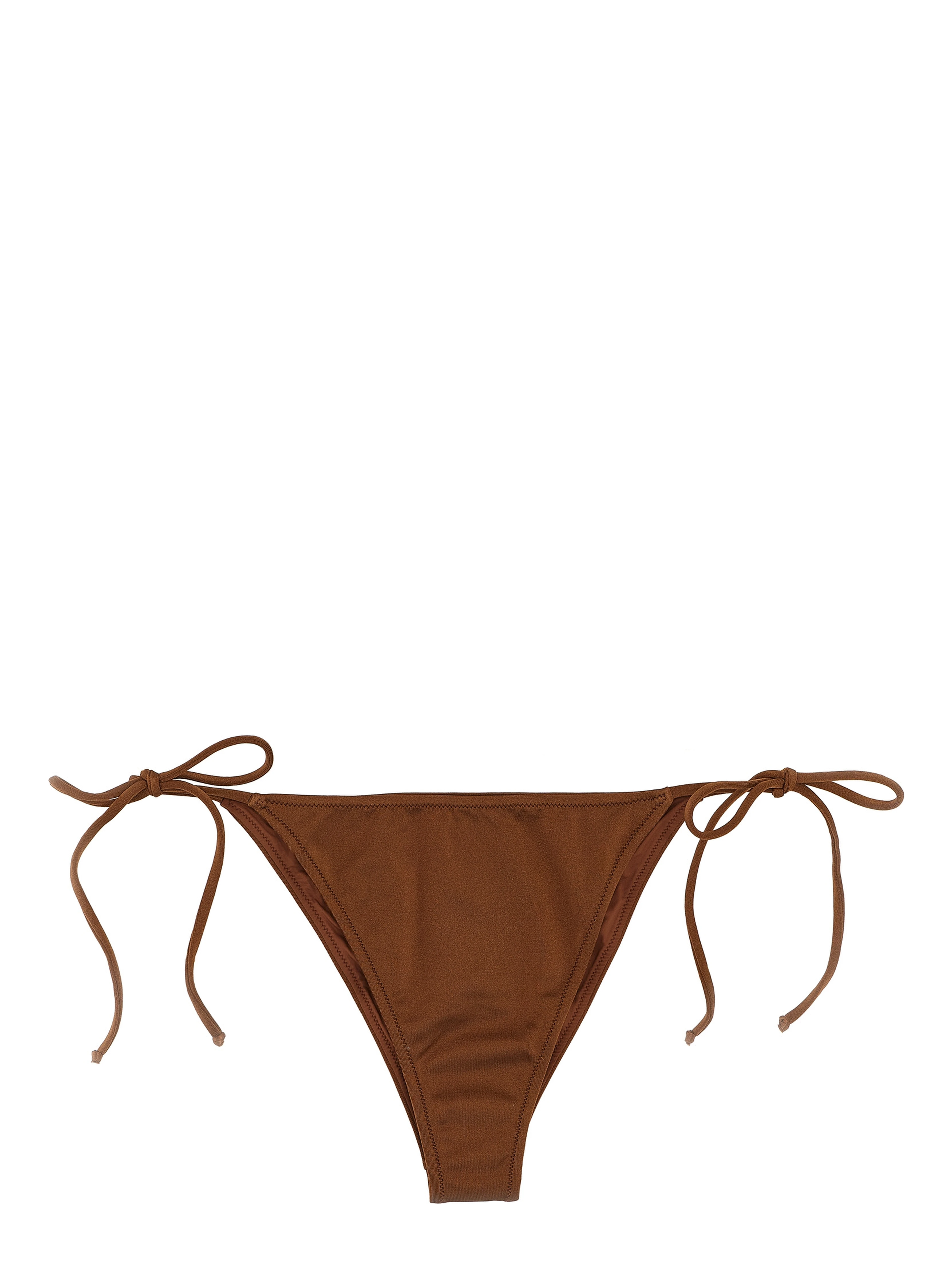 Brown Polyester Bikini