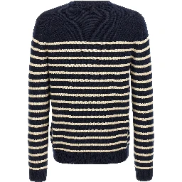 Blue Virgin Wool Cardigan
