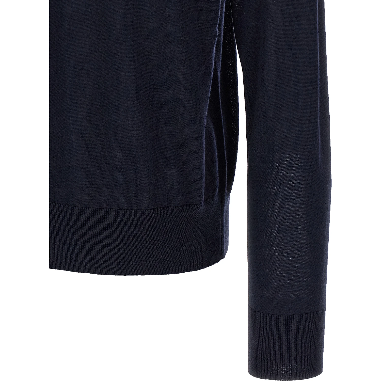 Blue Virgin Wool Cardigan