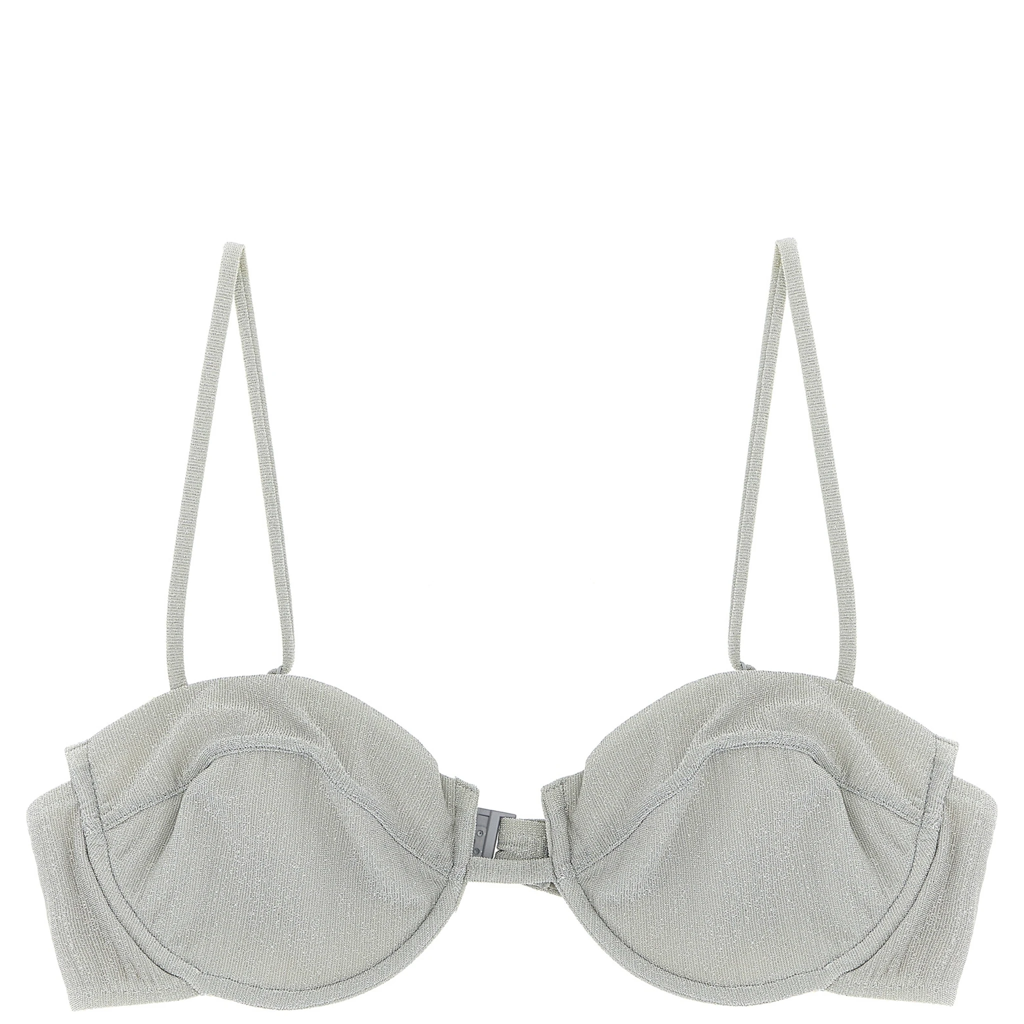 Silver Viscose Bikini