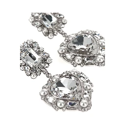 Silver Cotton Earrings
