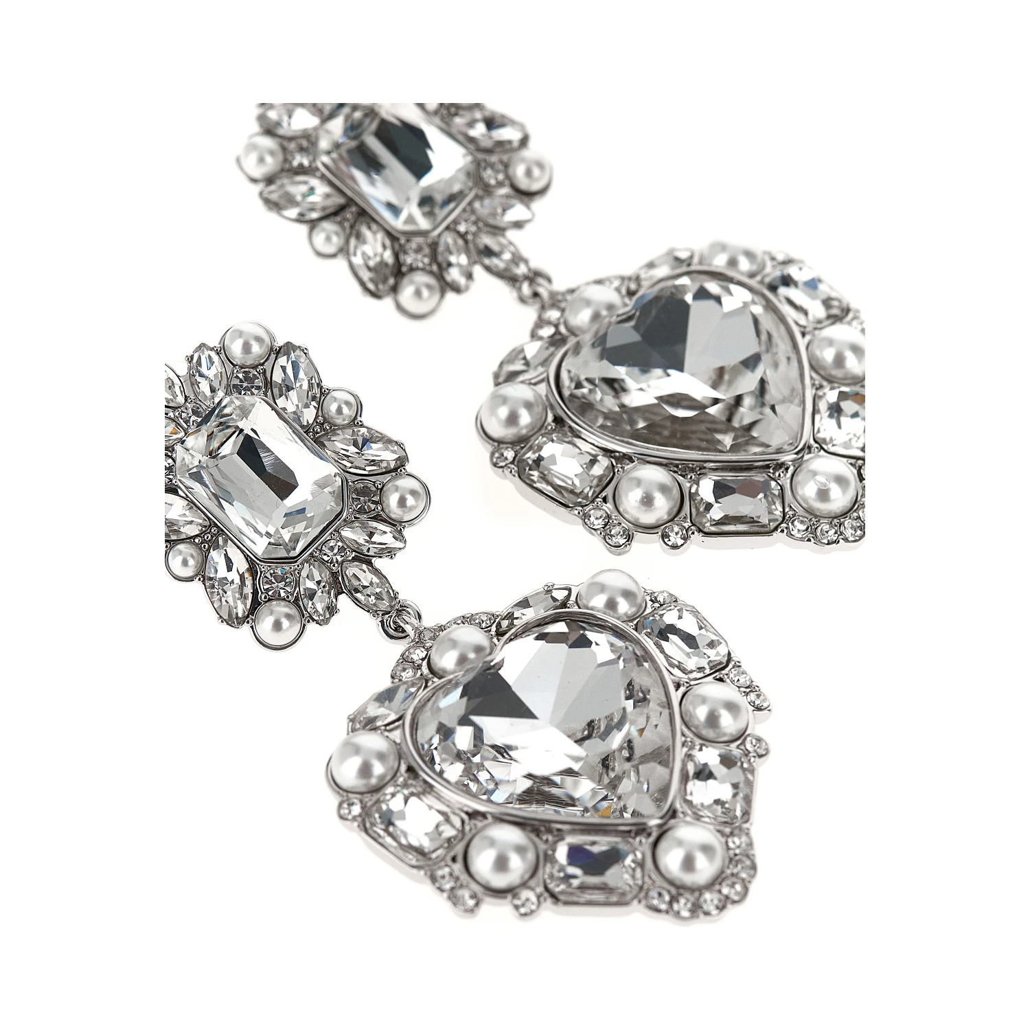 Silver Cotton Earrings