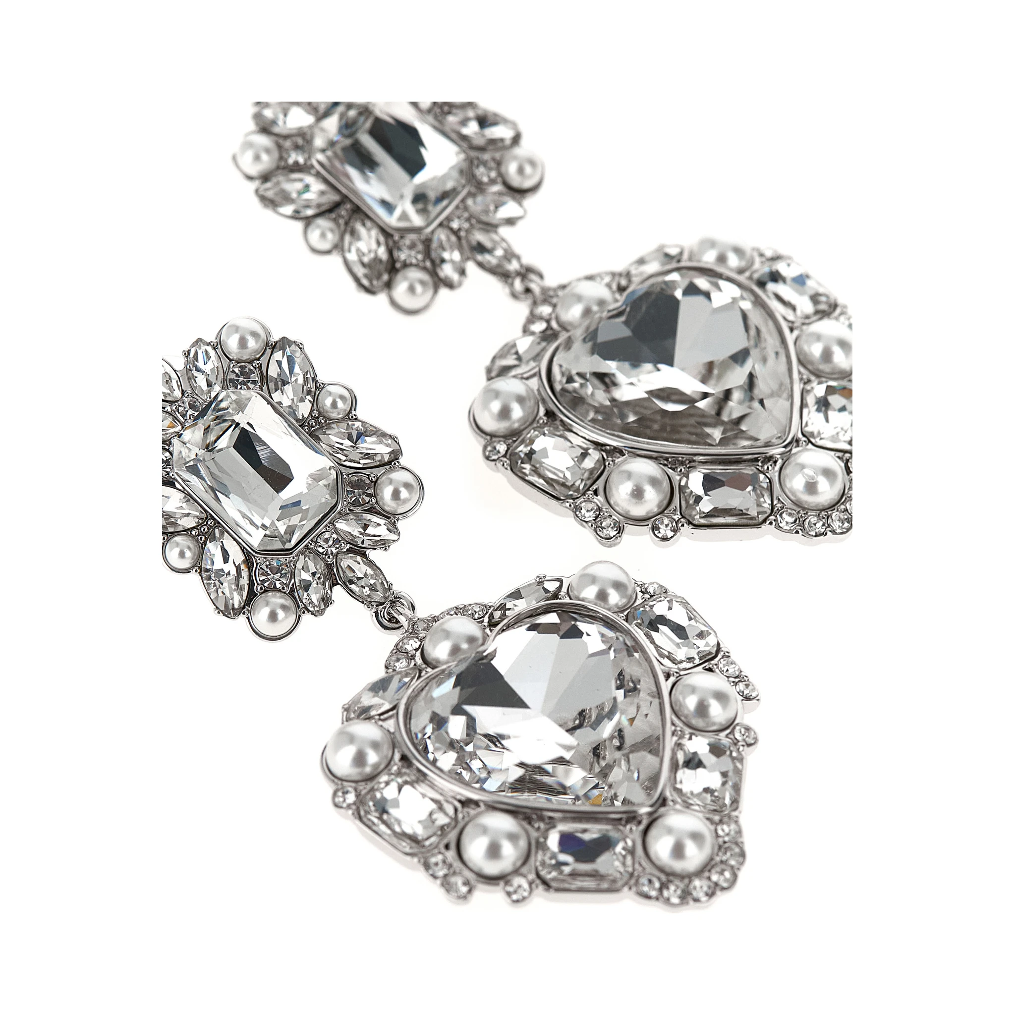 Silver Cotton Earrings