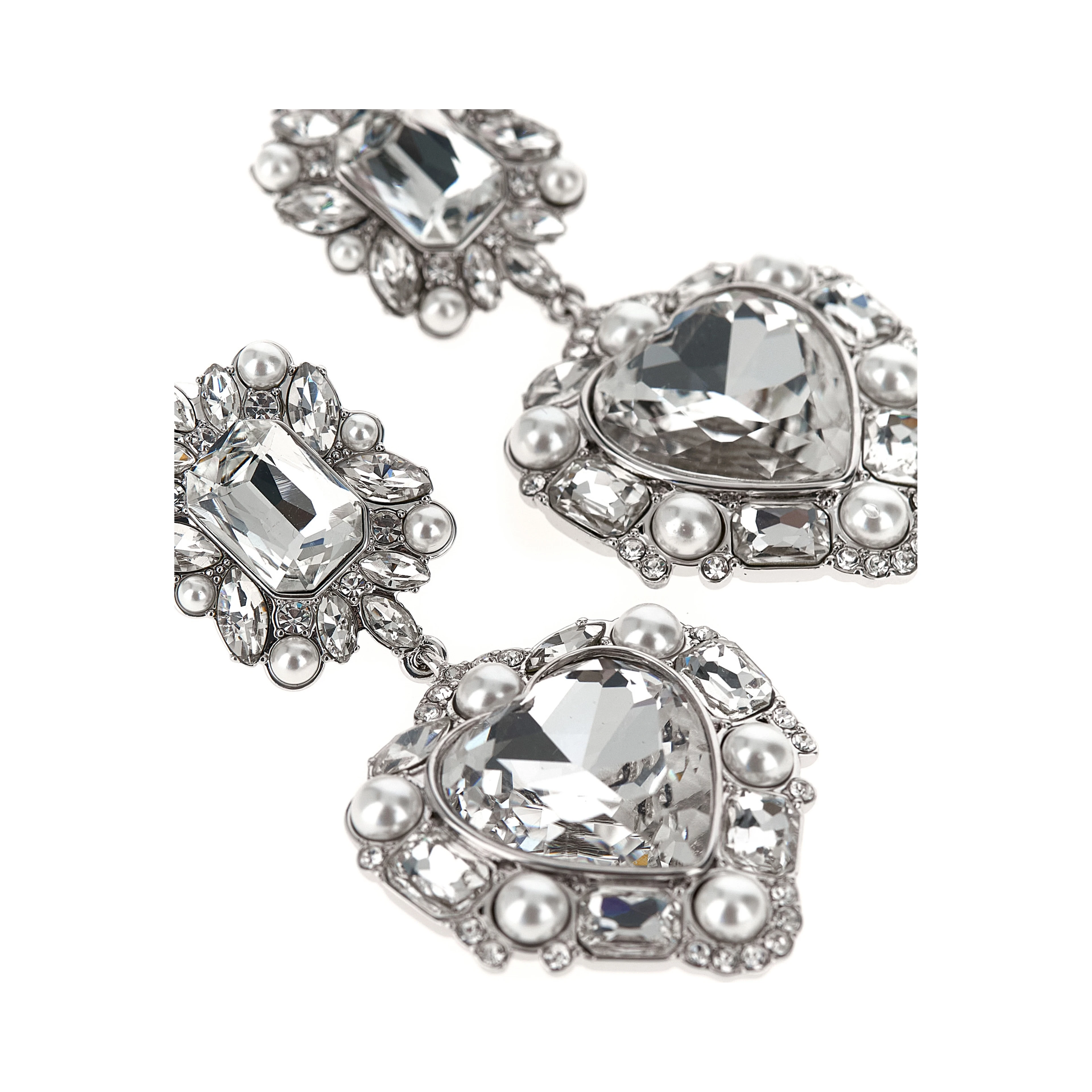 Silver Cotton Earrings