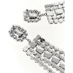 Silver Cotton Earrings