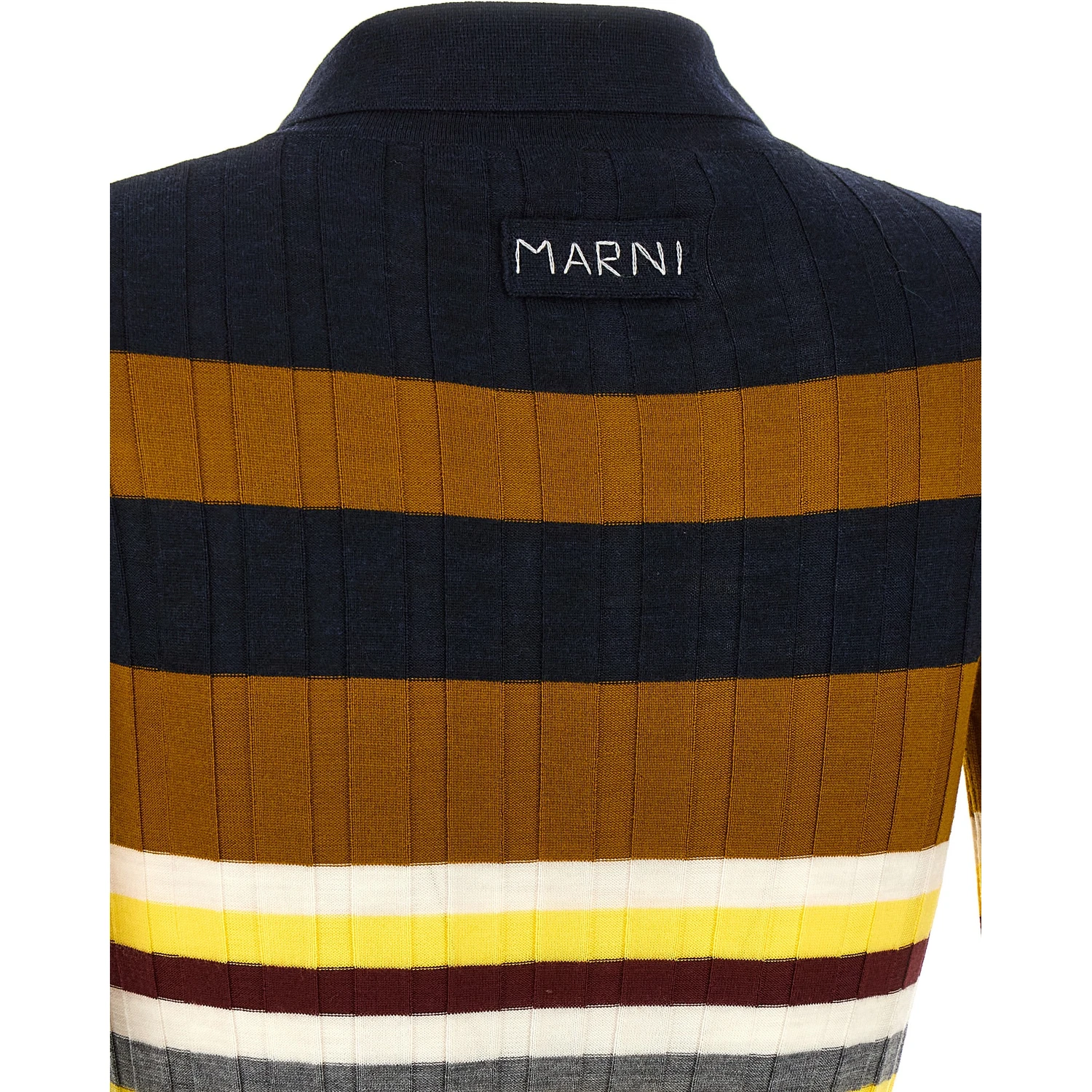 Multicolor Virgin Wool Polo Shirt