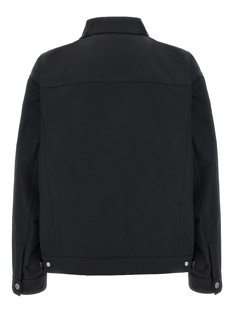 Black Polyester Full-Length Jacket alternative