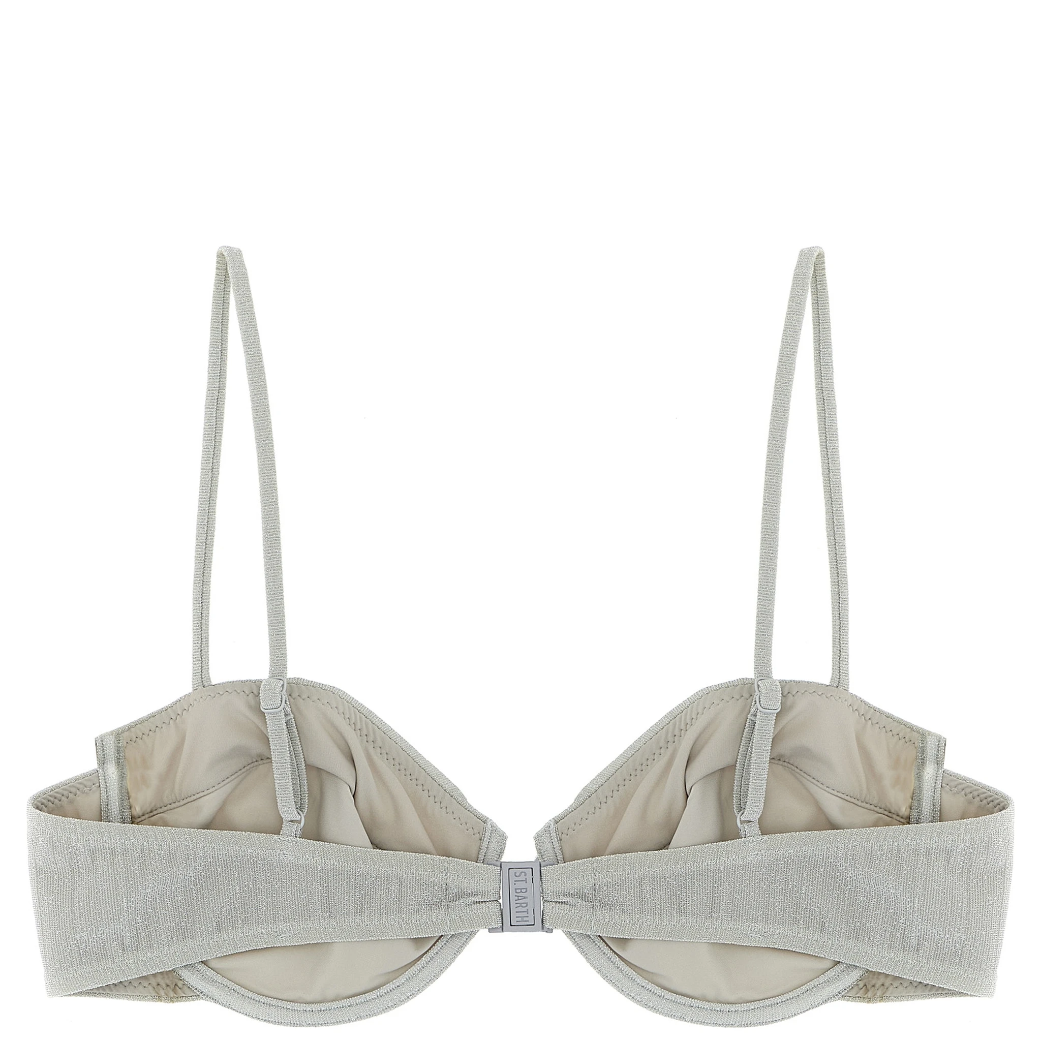 Silver Viscose Bikini