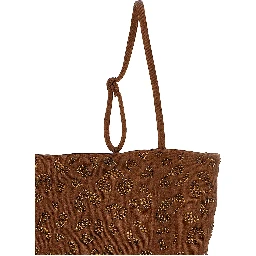 Brown Polyester Bikini