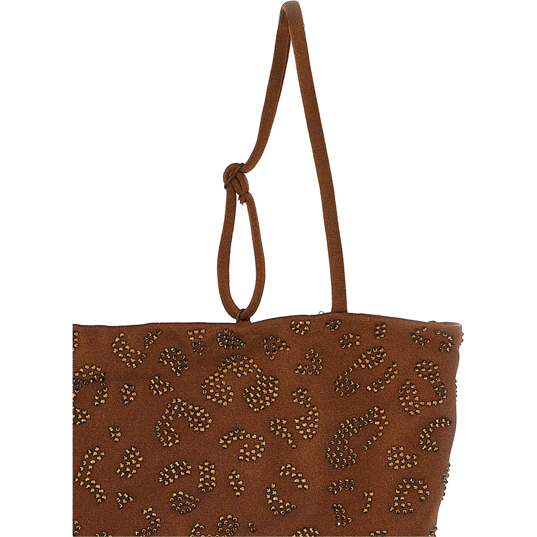 Brown Polyester Bikini