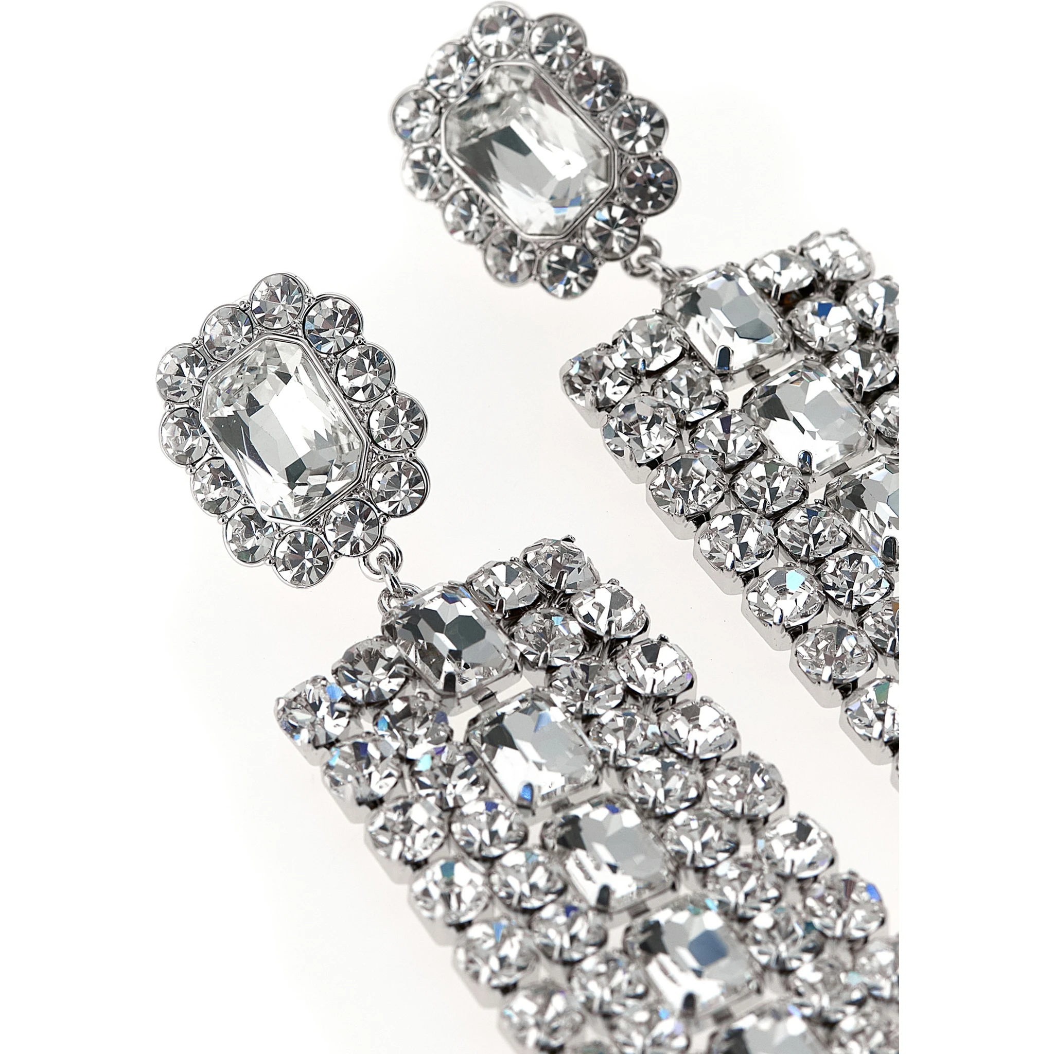 Silver Cotton Earrings