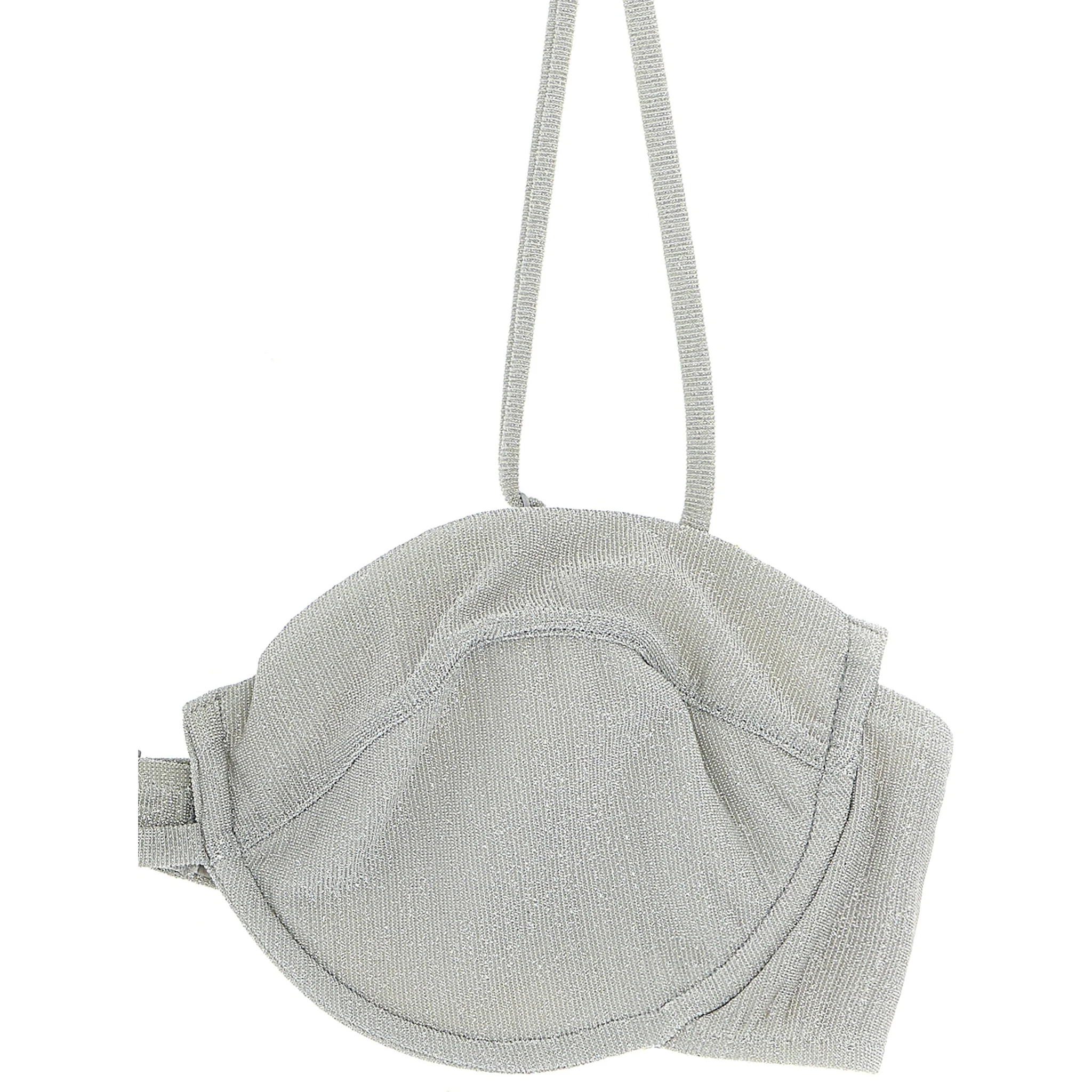 Silver Viscose Bikini
