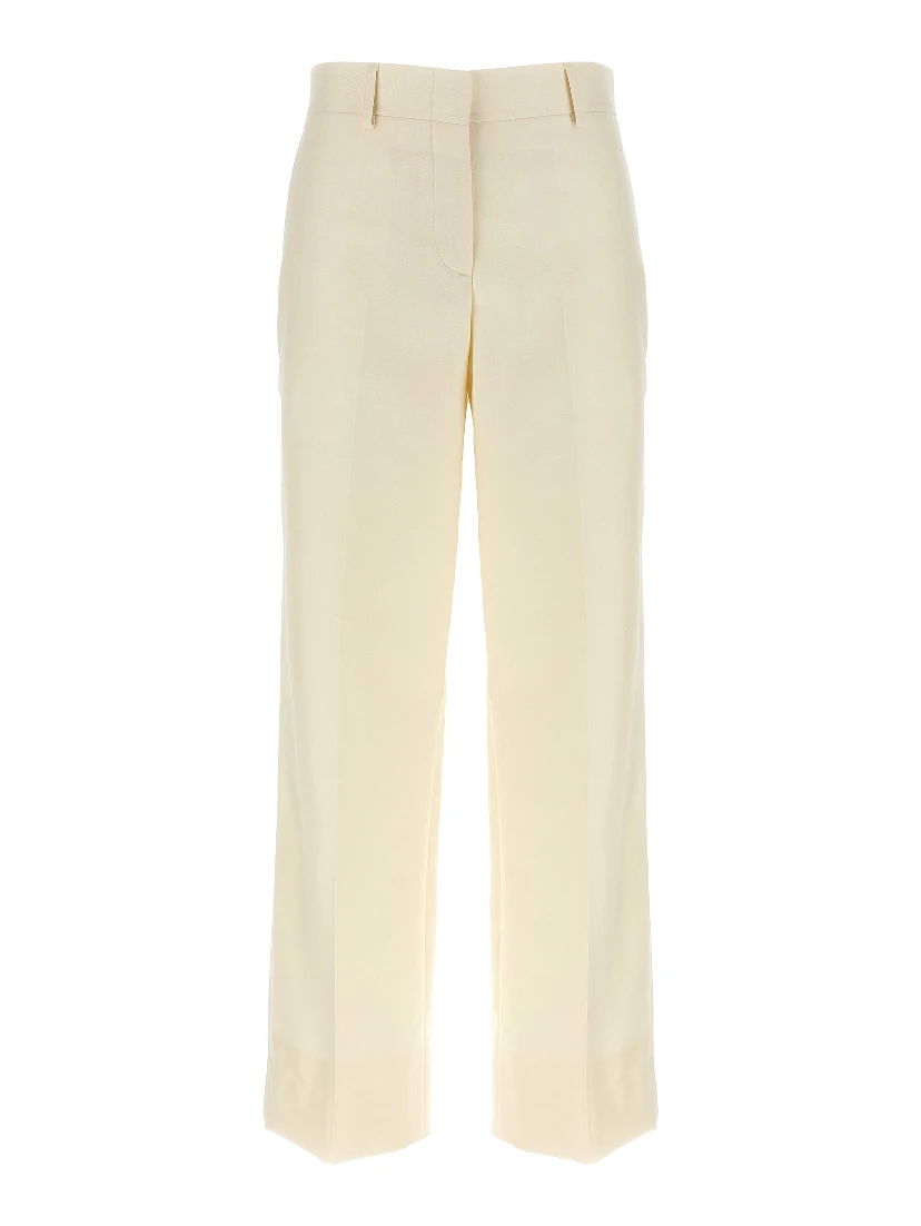 White Wool Dress Pants