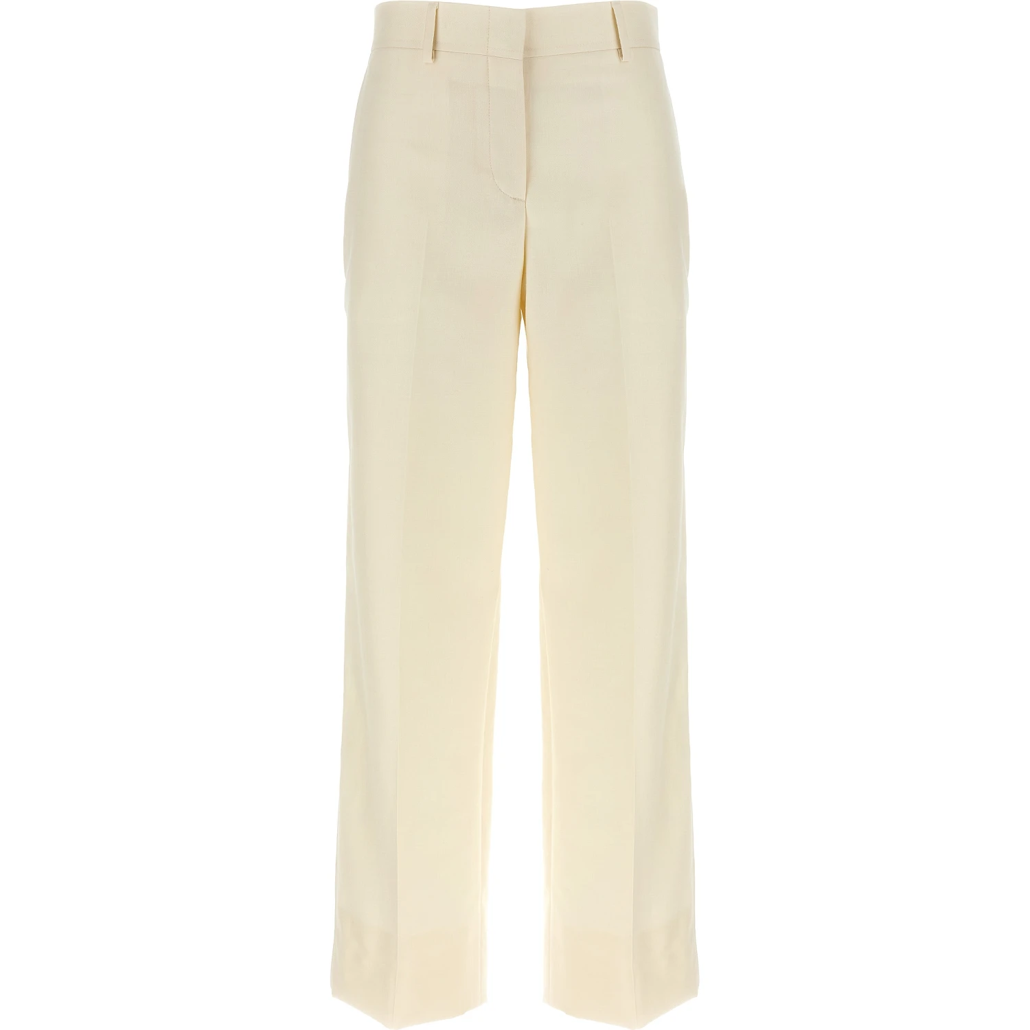 White Wool Dress Pants