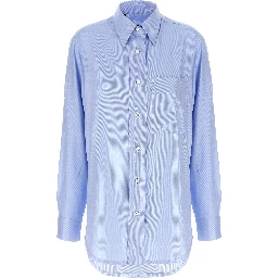 Blue Cotton Blouse