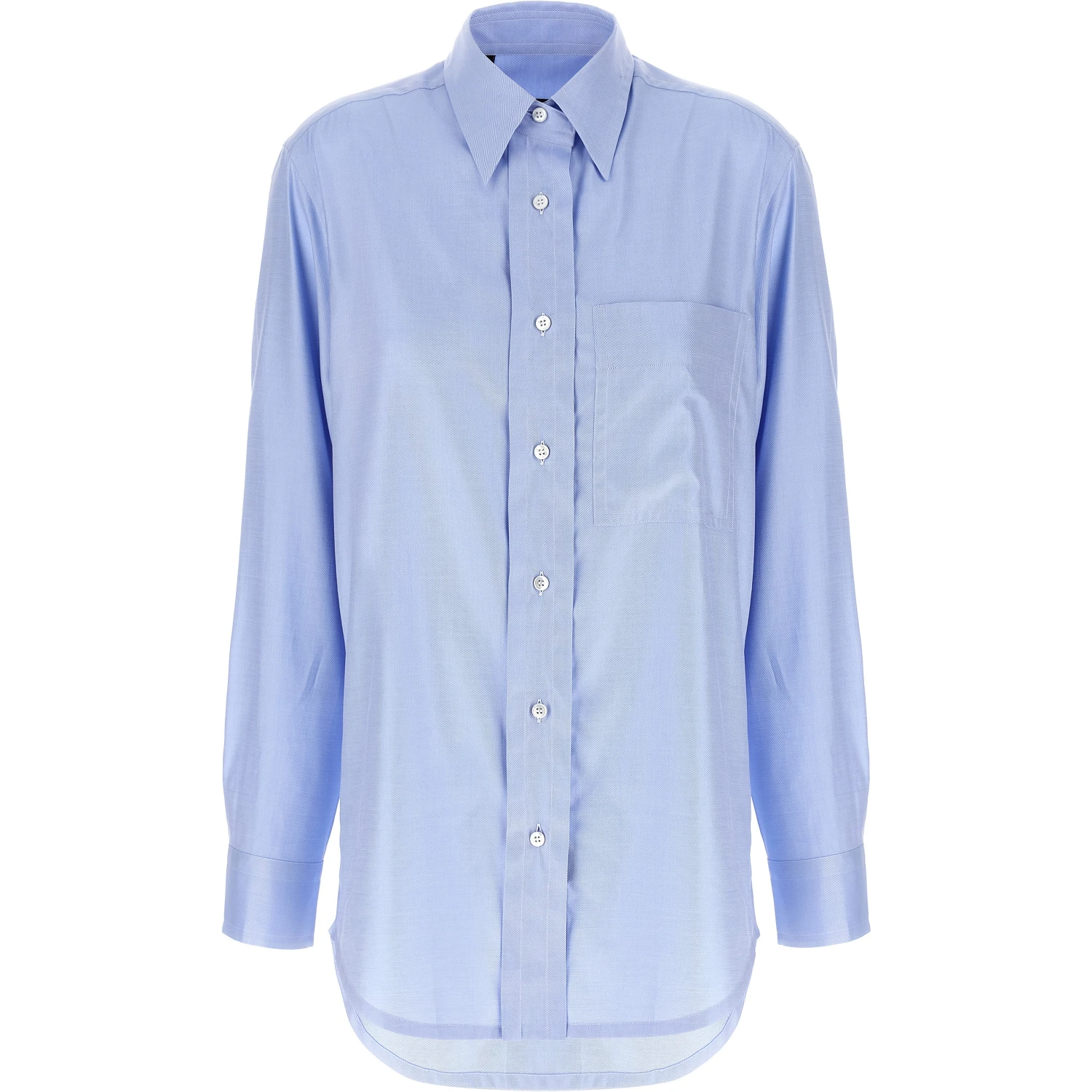 Blue Cotton Blouse