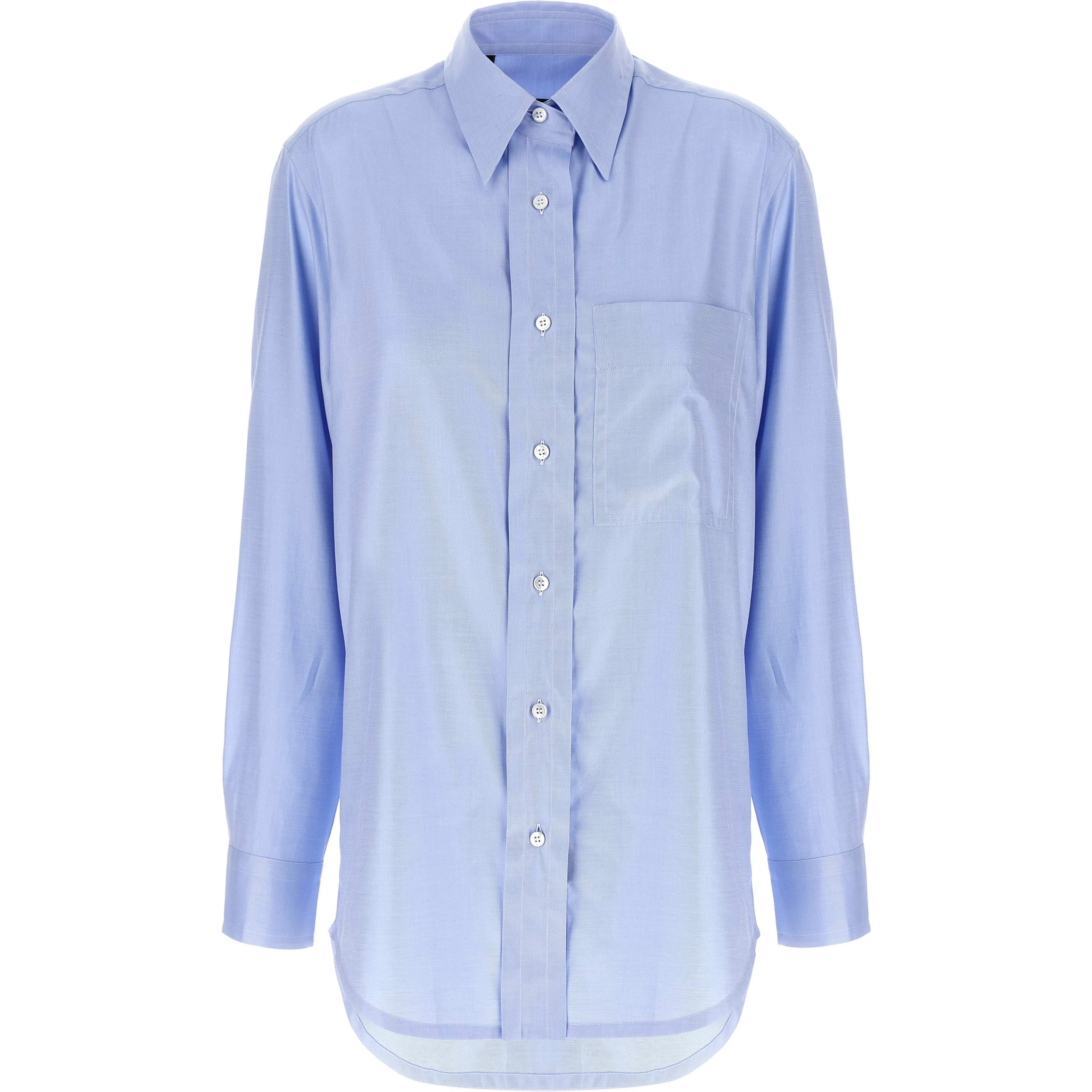 Blue Cotton Blouse