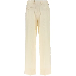 White Wool Dress Pants