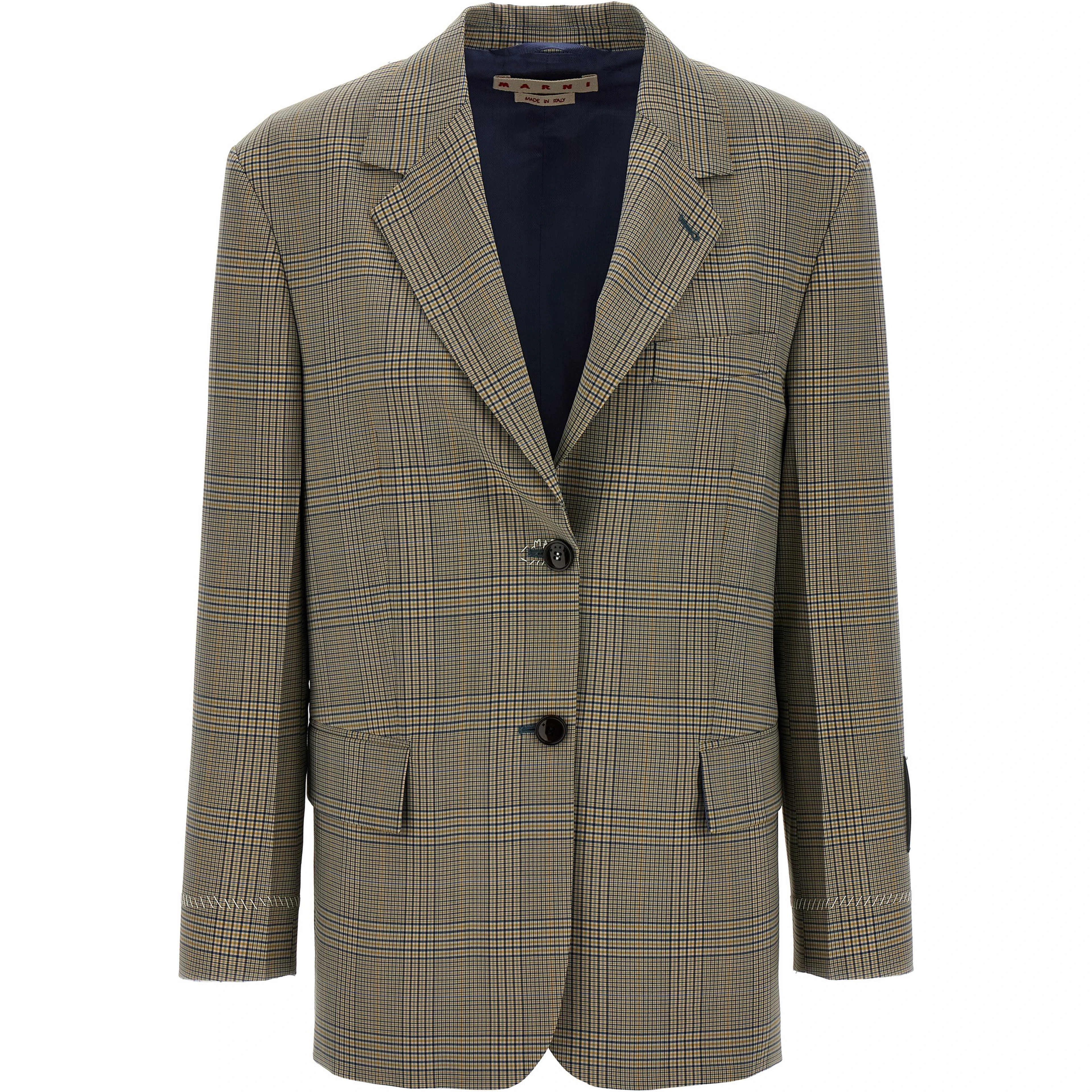Multicolor Polyester Blazer