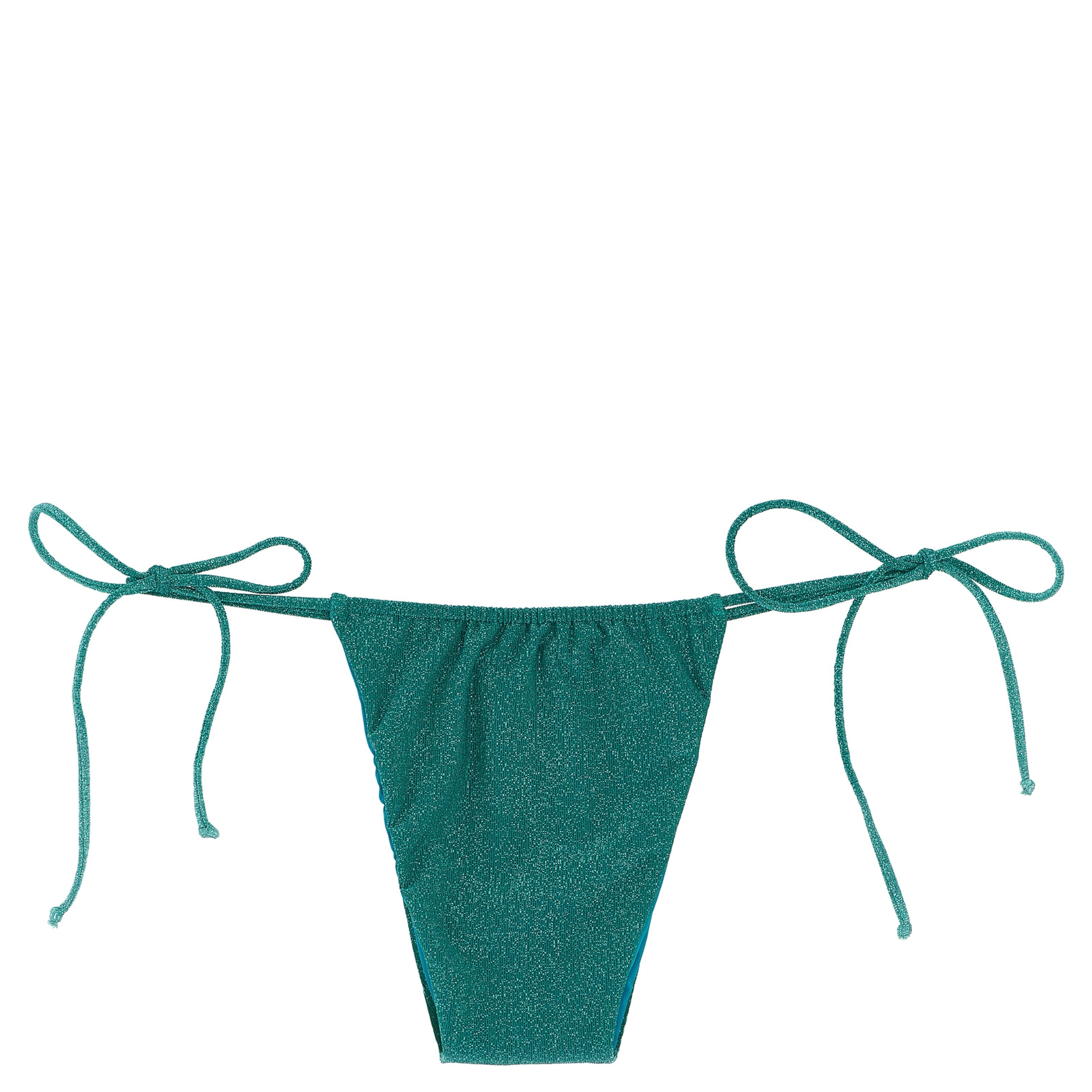 Bicolor Viscose Swim Briefs