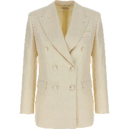 White Wool Blazer