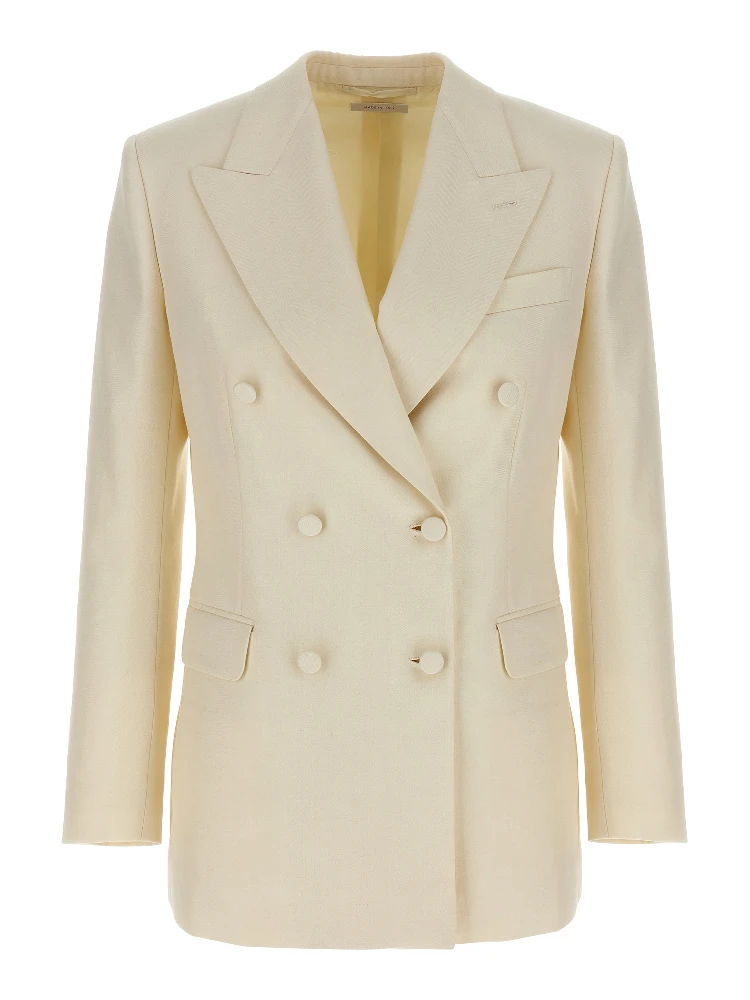White Wool Blazer