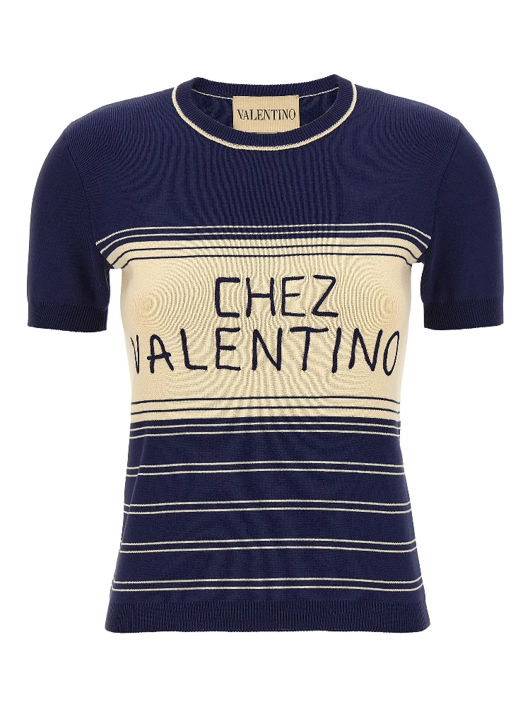 Blue Cotton T-Shirt