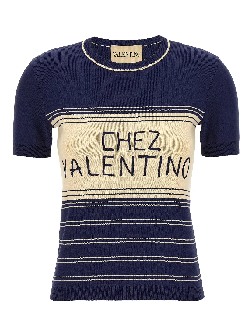 Blue Cotton T-Shirt