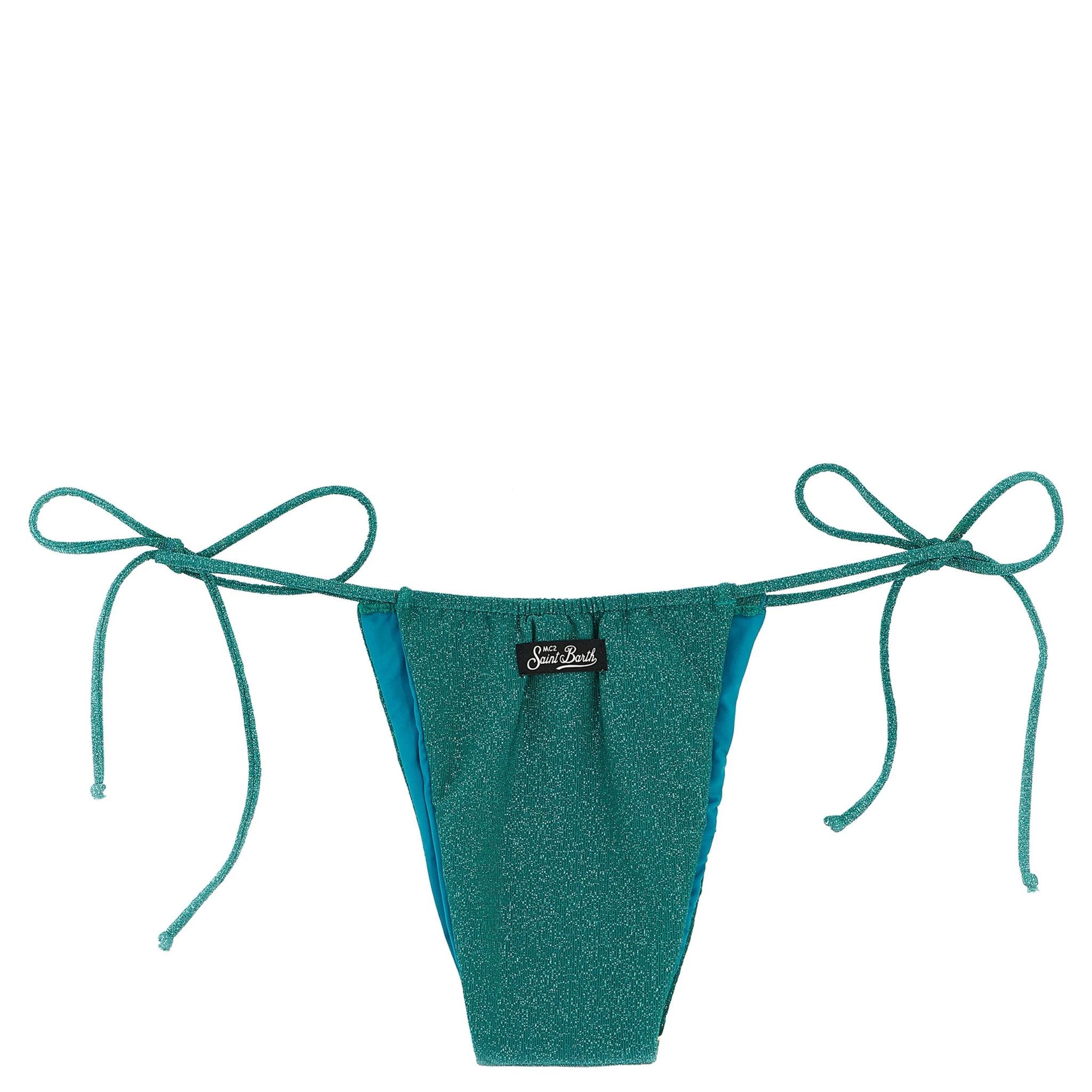 Bicolor Viscose Swim Briefs