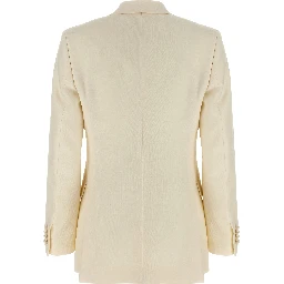 White Wool Blazer